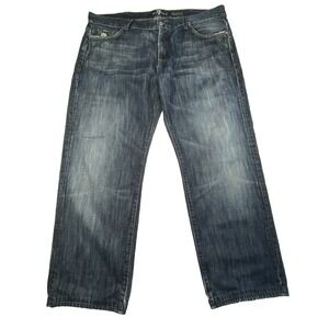 Seven 7 for All Mankind Jeans Men's Size 40 Austyn Straight Leg Dark Wash Blue